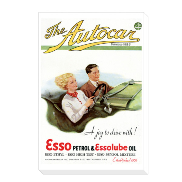 1935 Esso Petrol_ Canvas Print 24"x36" 24" x 36"