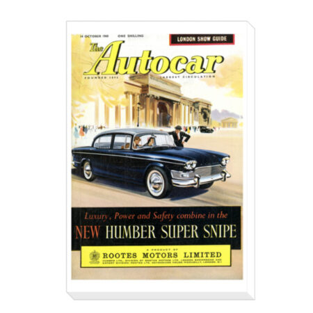1960 Humber Super Snipe Canvas Print 24"x36" 24" x 36"