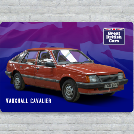 Vauxhall Cavalier Metal Plate Print 30cm x 20cm