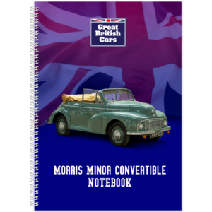 Morris Minor Convertible A5 Spiral Bound Notebook