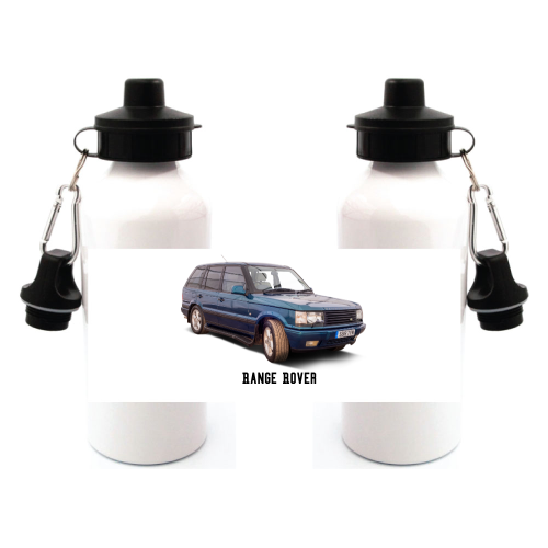 Range Rover Duo Lid Aluminium Water Bottle White
