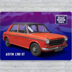 Austin 1300 GT Metal Plate Print 30cm x 20cm