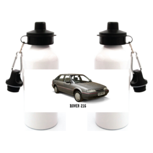Rover 216 Duo Lid Aluminium Water Bottle White