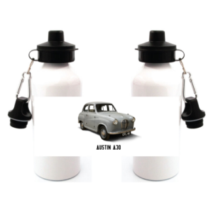 Austin A30 Duo Lid Aluminium Water Bottle White