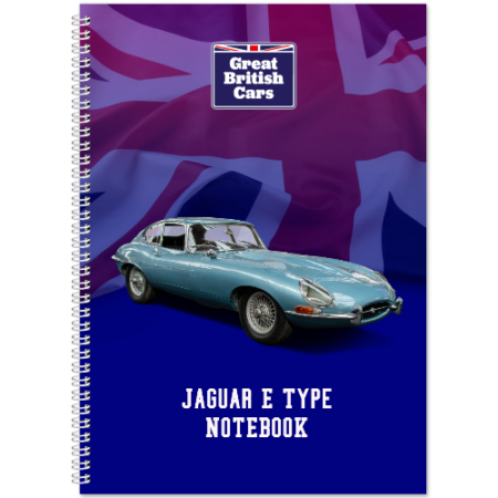 Jaguar E Type A5 Spiral Bound Notebook