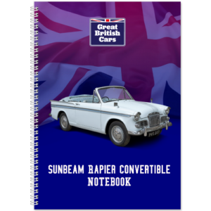 Sunbeam Rapier Convertible A5 Spiral Bound Notebook