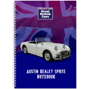 Austin Healey Sprite A5 Spiral Bound Notebook
