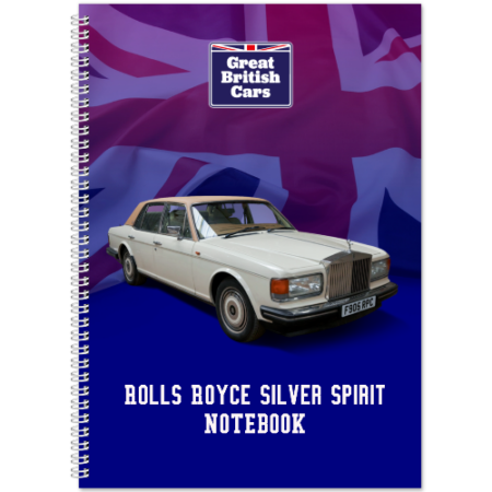 Rolls Royce Silver Spirit A5 Spiral Bound Notebook