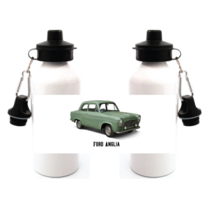 Ford Anglia Duo Lid Aluminium Water Bottle White
