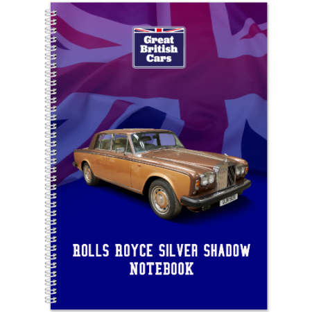 Rolls Royce Silver Shadow A5 Spiral Bound Notebook