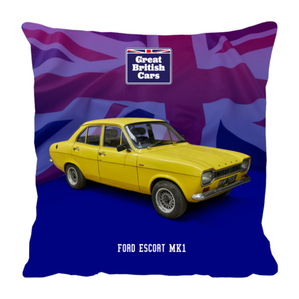 Ford Escort MK1 18x18 Faux Suede Cushion with Stone Backing