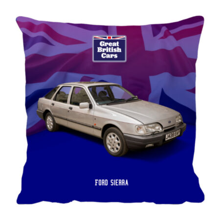 Ford Sierra 18x18 Faux Suede Cushion with Stone Backing