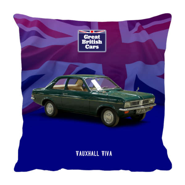 Vauxhall Viva 18x18 Faux Suede Cushion with Stone Backing