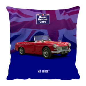 MG Midget 18x18 Faux Suede Cushion with Stone Backing