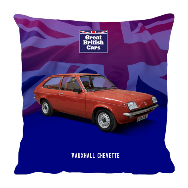 Vauxhall Chevette 18x18 Faux Suede Cushion with Stone Backing