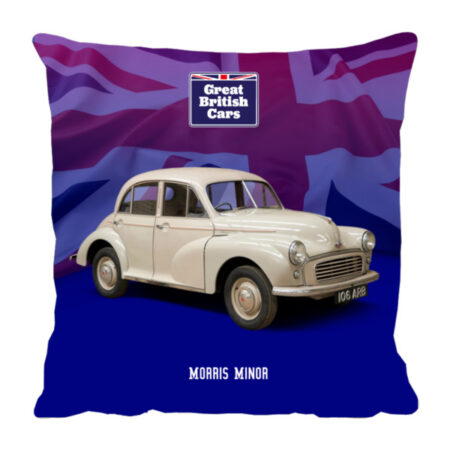 Morris Minor 18x18 Faux Suede Cushion with Stone Backing