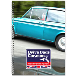 Drive Dads Car A5 Spiral Bound Notebook