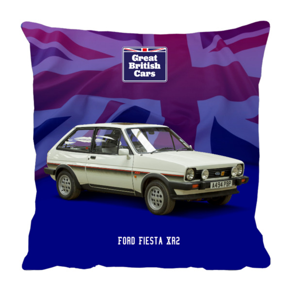 Ford Fiesta XR2i 18x18 Faux Suede Cushion with Stone Backing