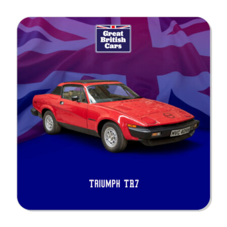 Triumph TR7 Plastic Fridge Magnet 57mm Square