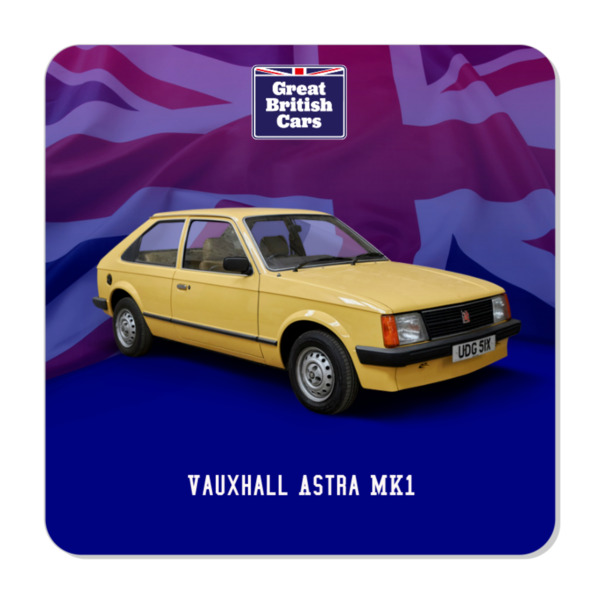 Vauxhall Astra MK1 Plastic Fridge Magnet 57mm Square