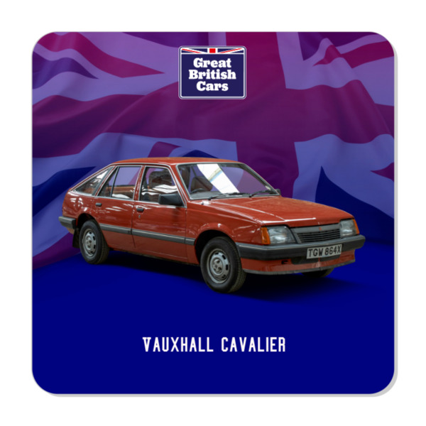 Vauxhall Cavalier Plastic Fridge Magnet 57mm Square