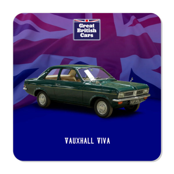 Vauxhall Viva Plastic Fridge Magnet 57mm Square