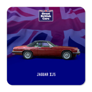 Jaguar XJS Plastic Fridge Magnet 57mm Square