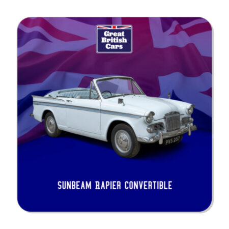Sunbeam Rapier Convertible Plastic Fridge Magnet 57mm Square