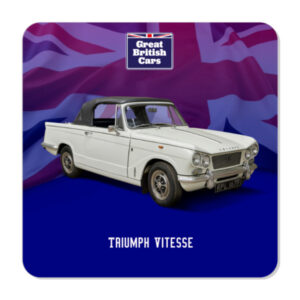 Triumph Vitesse Plastic Fridge Magnet 57mm Square