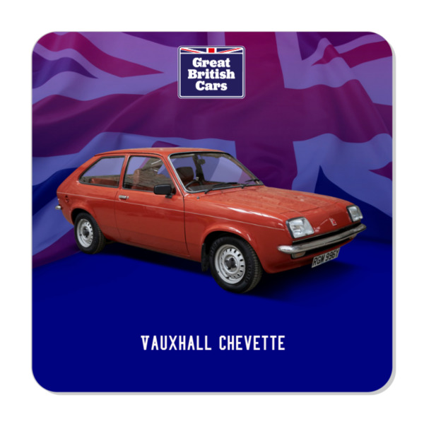 Vauxhall Chevette Plastic Fridge Magnet 57mm Square