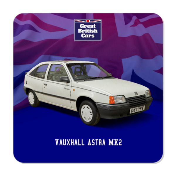 Vauxhall Astra MK2 Plastic Fridge Magnet 57mm Square