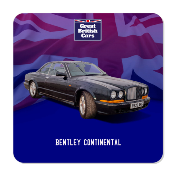 Bentley Continental Plastic Fridge Magnet 57mm Square