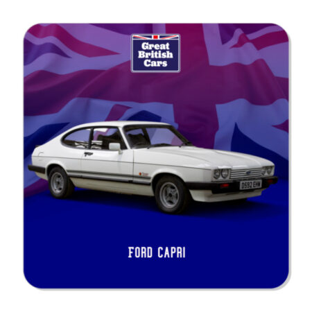 Ford Capri Plastic Fridge Magnet 57mm Square