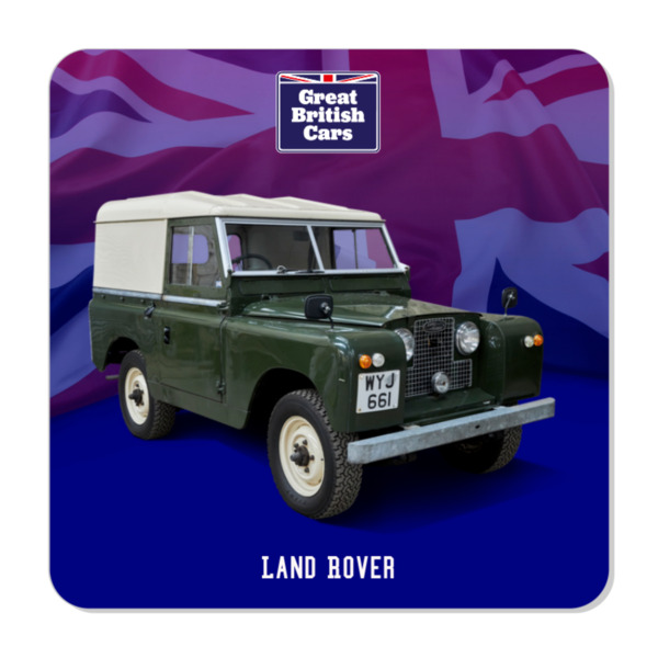 Land Rover Plastic Fridge Magnet 57mm Square