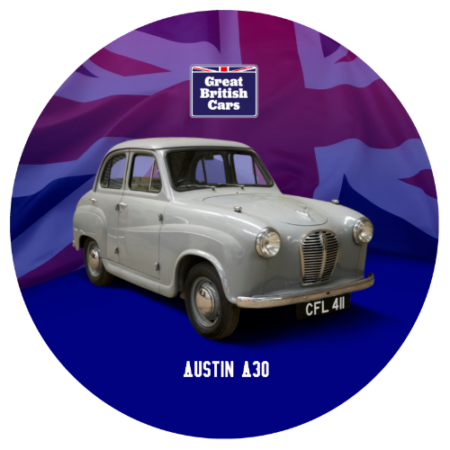 Austin A30 Round Mouse Mat