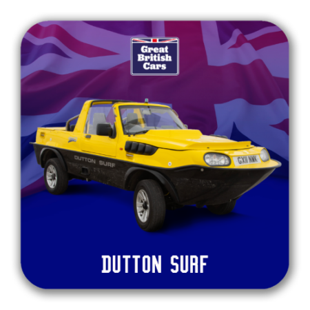 Dutton Surf Square Coasters with Cork Back