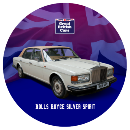 Rolls Royce Silver Spirit Round Mouse Mat