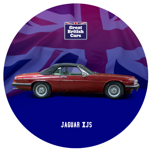 Jaguar XJS Round Mouse Mat
