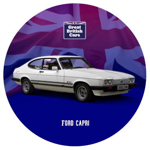 Ford Capri Round Mouse Mat