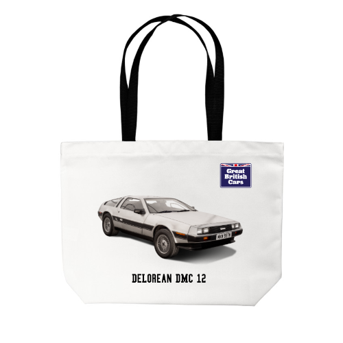 DeLorean DMC 12 Cotton Tote Bag