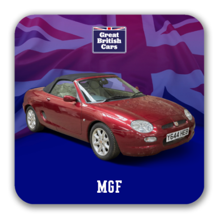 MGF Square Coasters with Cork Back