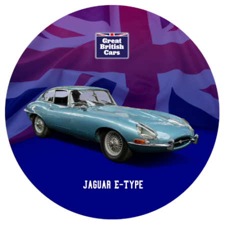 Jaguar E-Type Round Mouse Mat