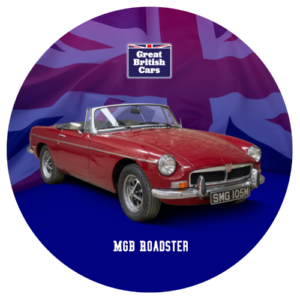 MGB Roadster Round Mouse Mat