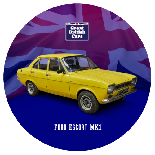 Ford Escort MK1 Round Mouse Mat