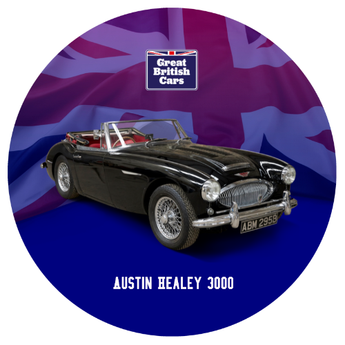 Austin Healey 3000 Round Mouse Mat