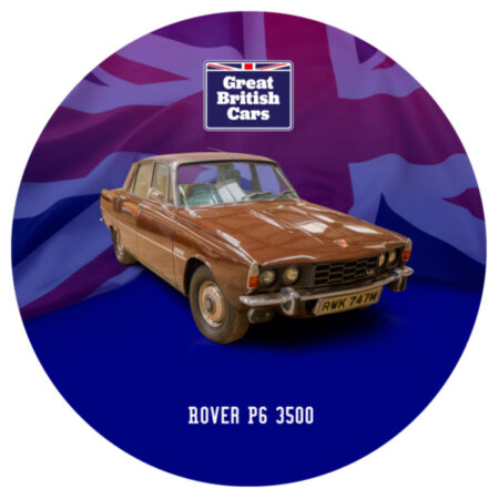 Rover P6 3500 Round Mouse Mat