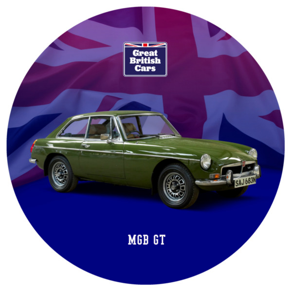 MGB GT Round Mouse Mat