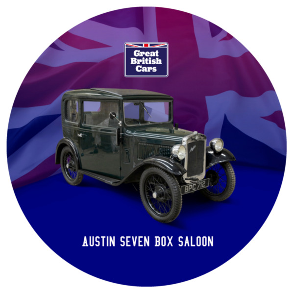 Austin Seven Box Saloon Round Mouse Mat