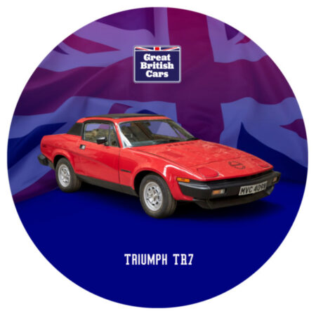 Triumph TR7 Round Mouse Mat