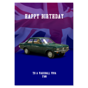 Vauxhall Viva Birthday Card